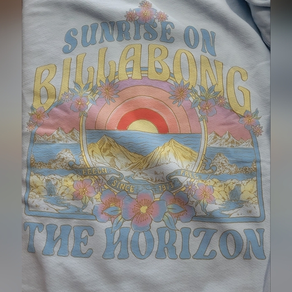 NWT Billabong Ride In Oversized Crewneck Sweatshirt M - Picture 10 of 10
